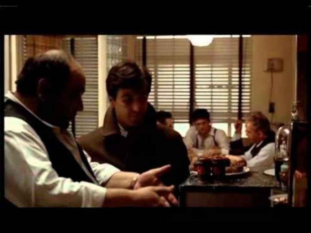 Clemenza's meatballs in The Godfather