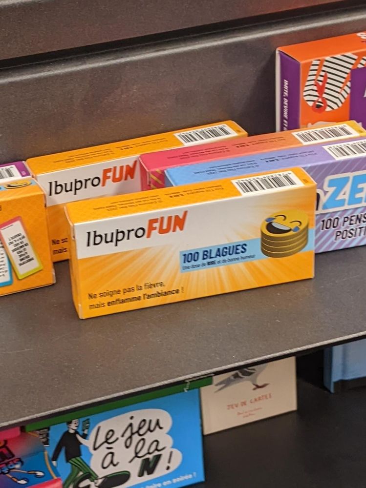 Boite d'ibuprofun 100 blagues