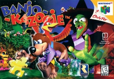 Banjo Kazooie, N64, Cover Art.