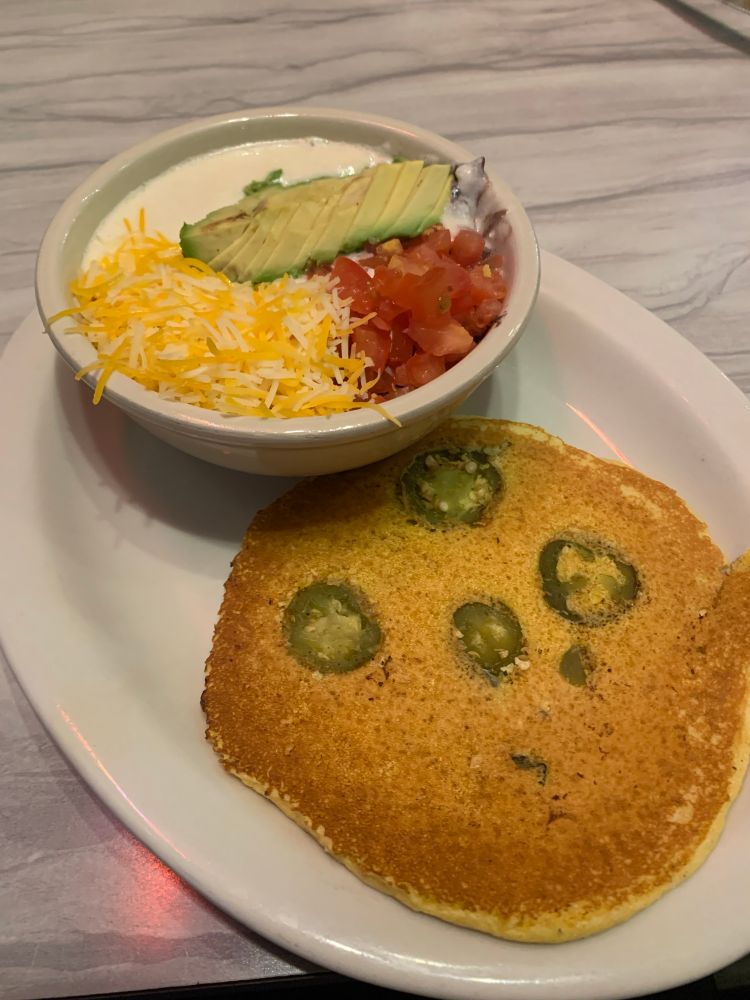 The famous black bean entree