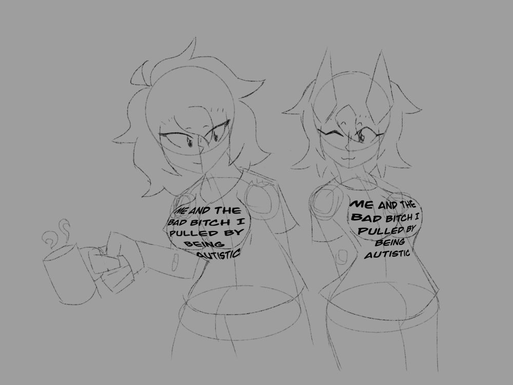 I suffered so much with this text, why did I decide to give them both giant anime tiddies XP 