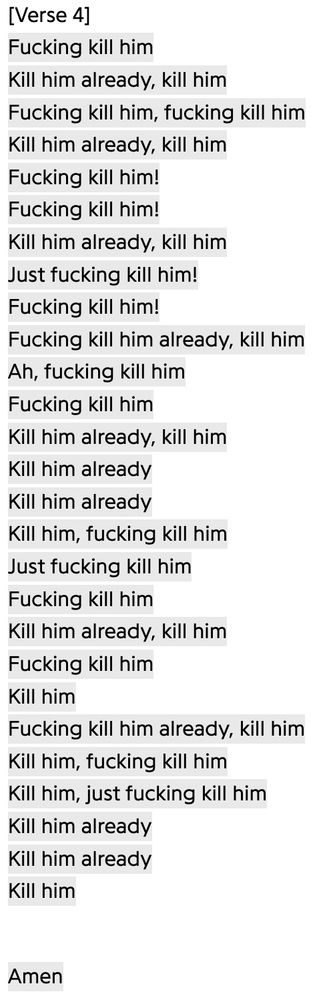 don't call the FBI i'll blame steve albini