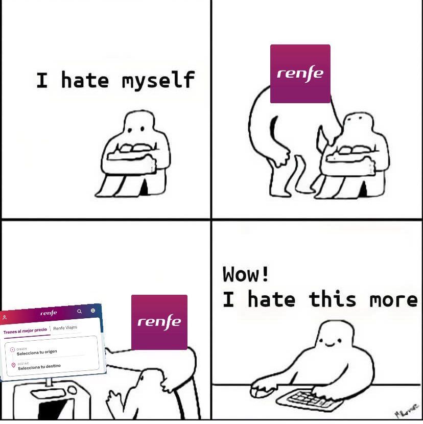 chiste sobre la web de renfe renfe