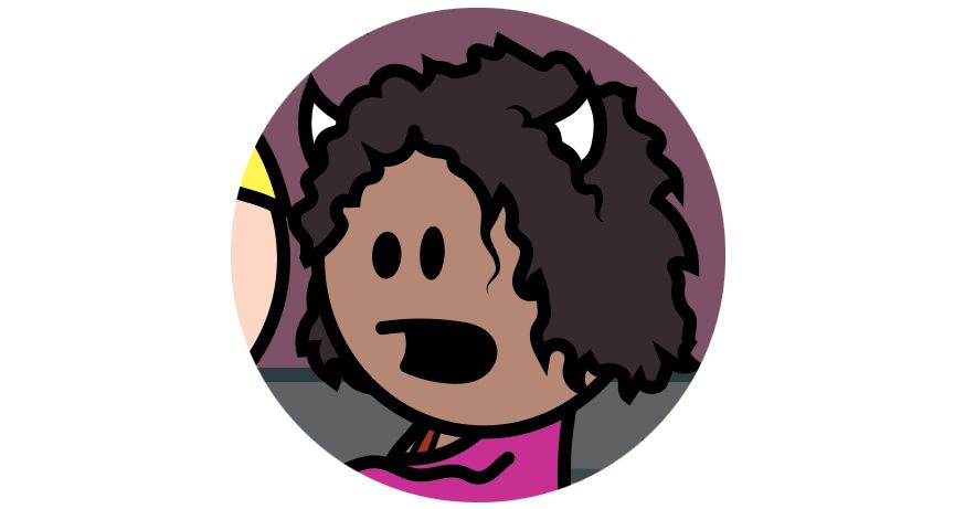 An excerpt from The Order of the Stick #1317 showing Sabine.