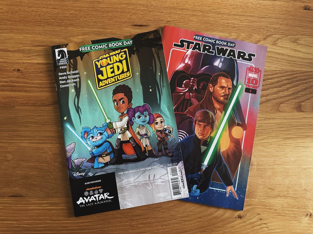 Free Comic Book Day Copies of Star Wars comics