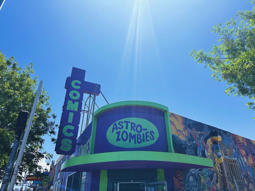 Astro Zombies Comics in Albuquerque New Mexico. 