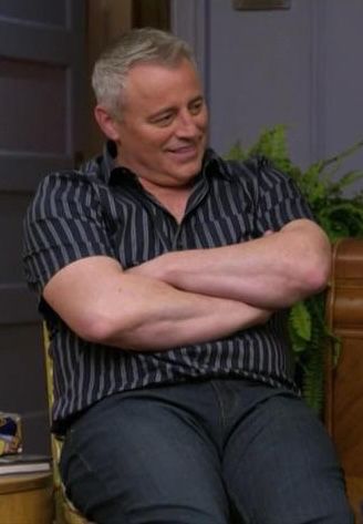 Matt Leblanc just glad to be there.