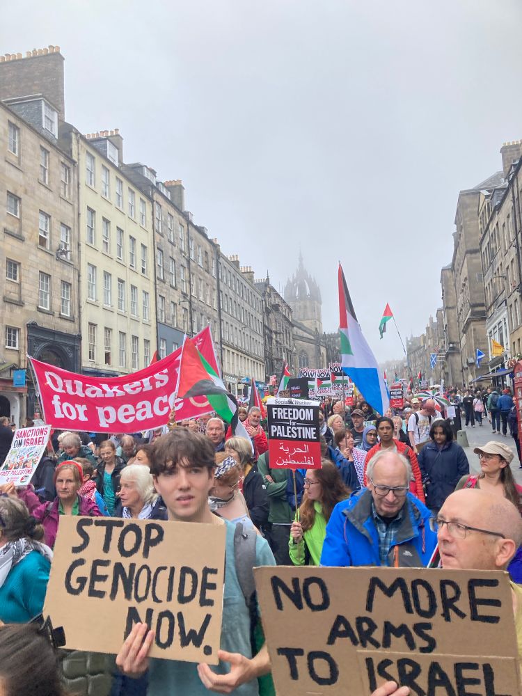 Edinburgh Palestine protest