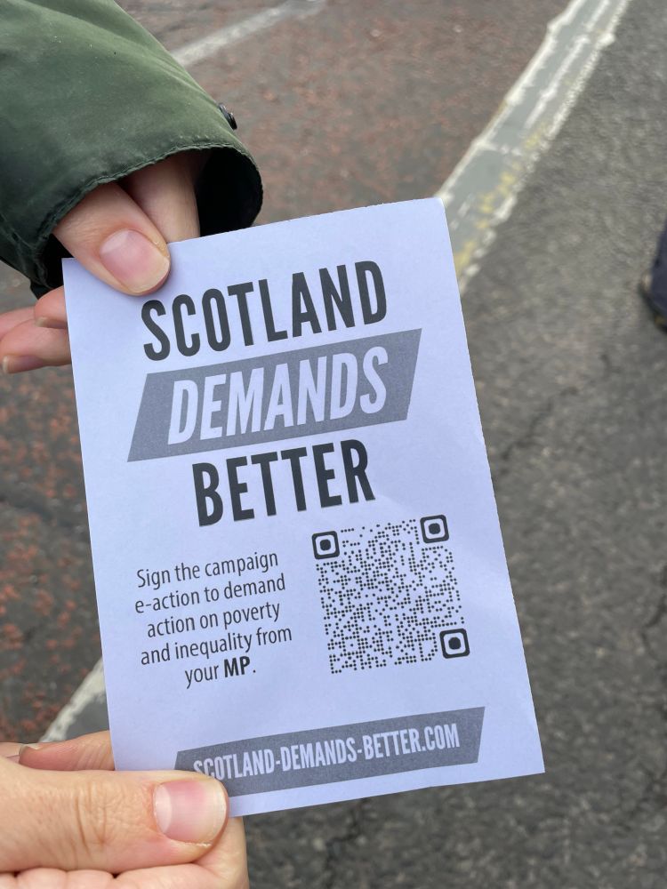 Photo of Scotland Demands Better flyer