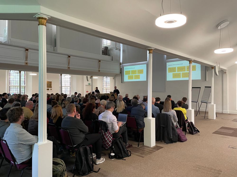 Photo of audience at Edinburgh Poverty Commission event.