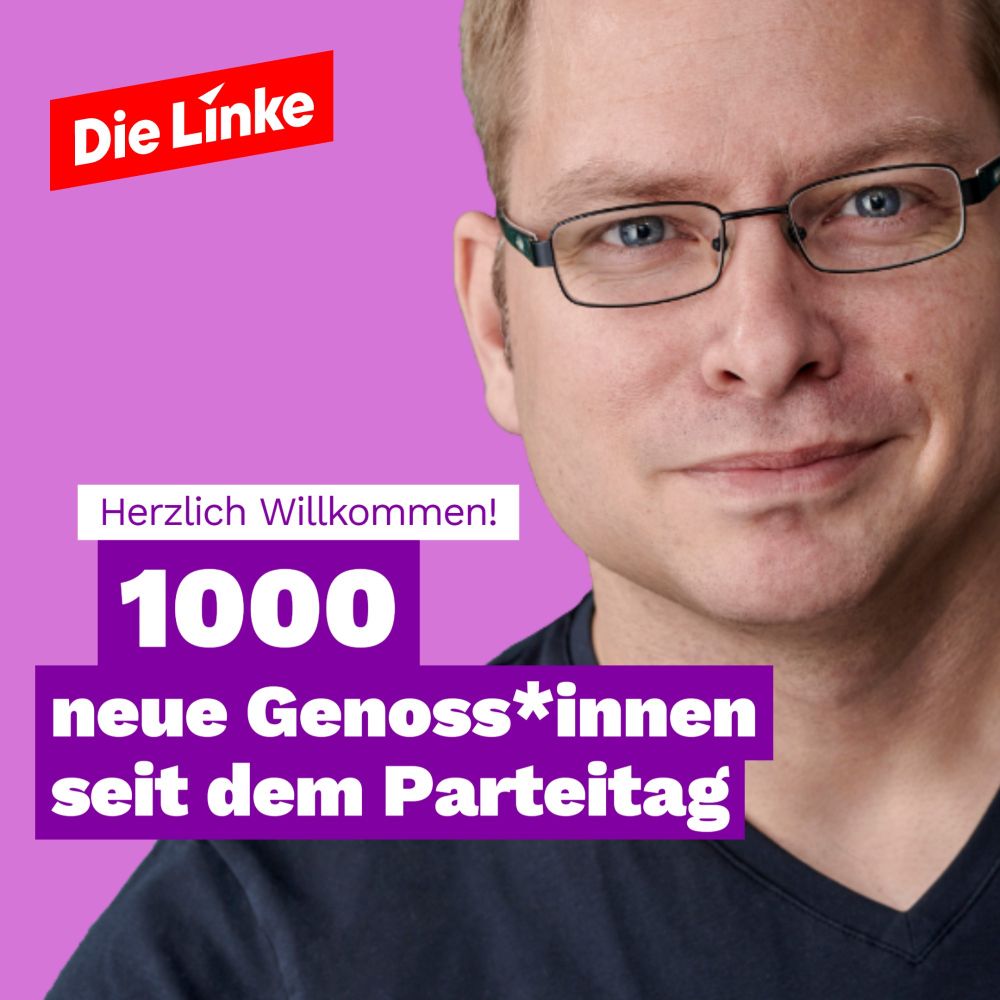 Ein Foto von Lorenz Gösta Beutin nebst Logo der Partei und Inhalt wie im Tweet