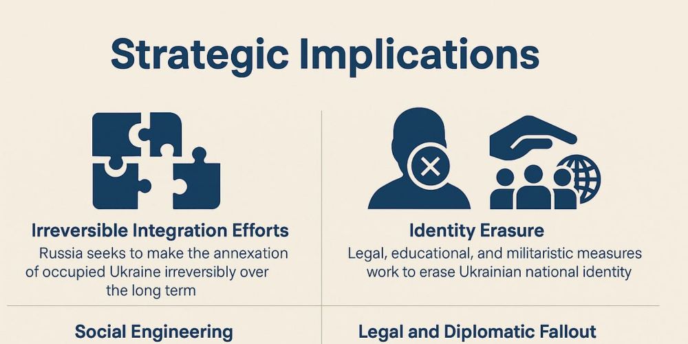 Systematic Russification: Legal, Educational, and Militaristic Instruments of Control in Occupied Ukraine