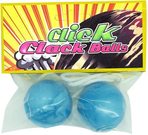 blue click clack balls