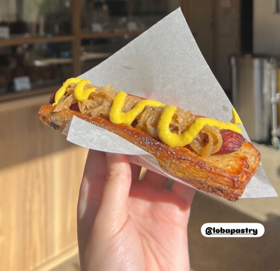The Maxwell Street: a savory Chicago style hot dog pastry