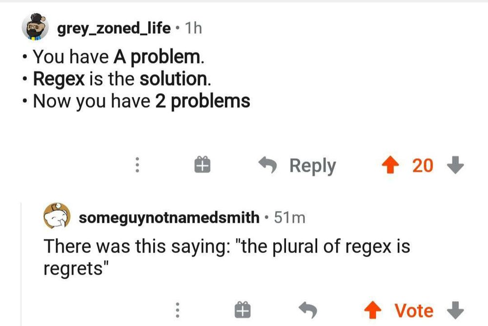 thePluralOfRegex