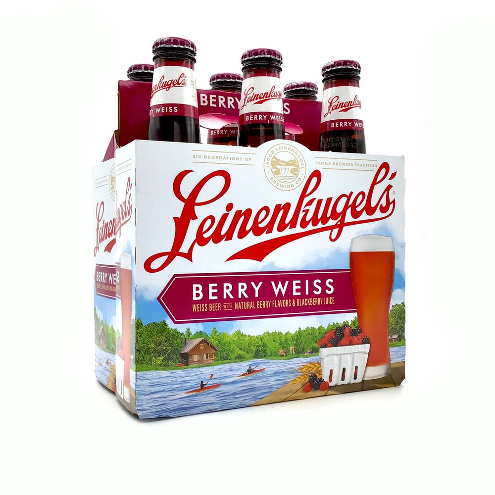 Horrible berry shandy beer from leinenkugels