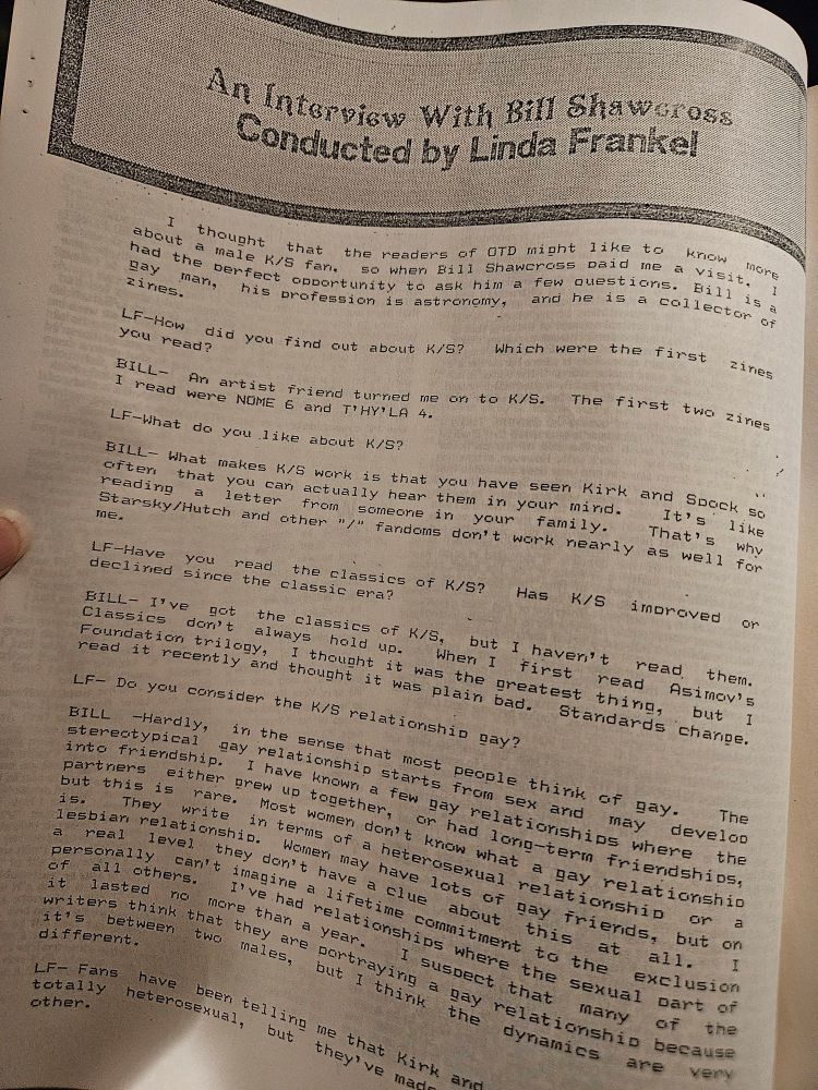 Photos of an interview from On the Double #5 