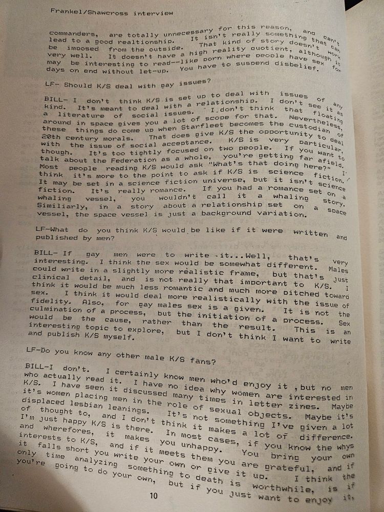 Photos of an interview from On the Double #5 