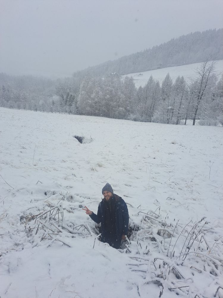 Pipe collapse in the Bieszczady Mts.