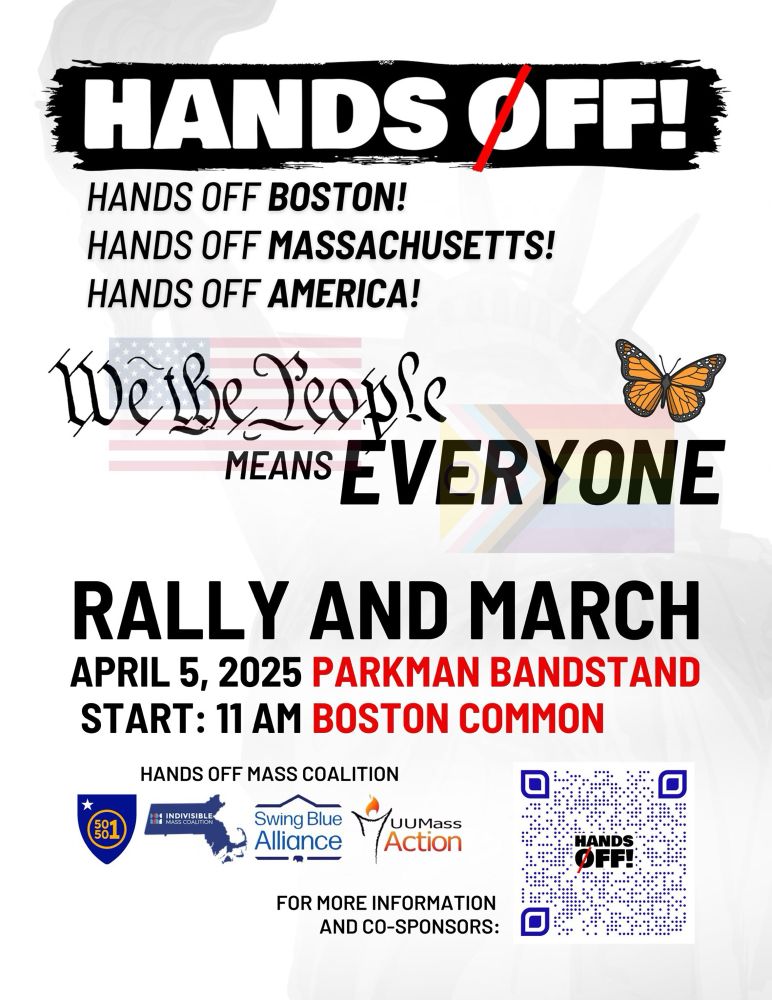 Hands off Boston Rally - April 5 11am at Boston Common 