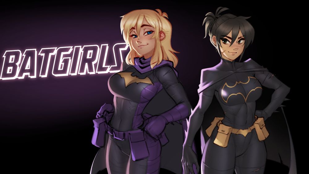 Desktop Wallpaper of the batgirls Stephanie Brown and Cassandra Cain.