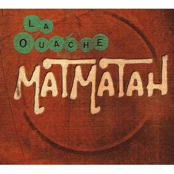 Pochette d'album de la ouache de matmatah (1998).