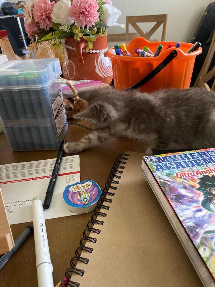 He’s helping me check which is the right tool