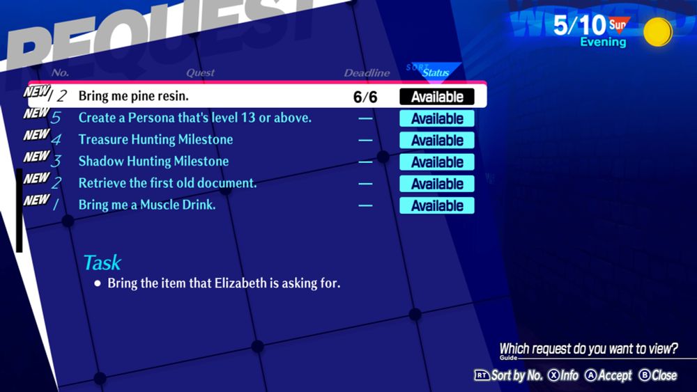 Requests in P3 Reload, which give you a good idea on deadlines, plus hints on how to go about them

Granted, not many Requests in P4 were time locked, but still