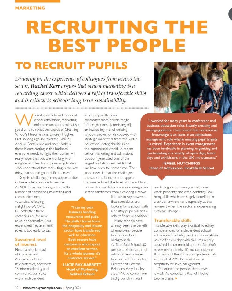 School Marketing Recruitment