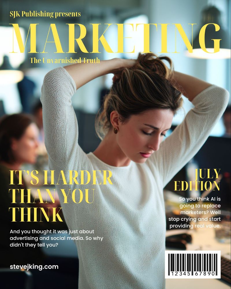 Marketing magazine parody