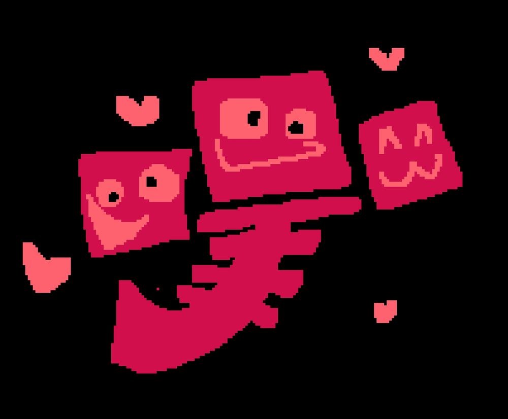 A doodle of a Pink Wither.