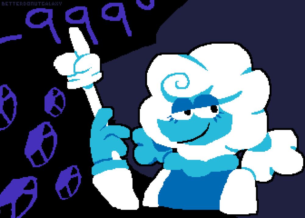 A drawn portrait of Elnina from Deltarune Chapter 3.