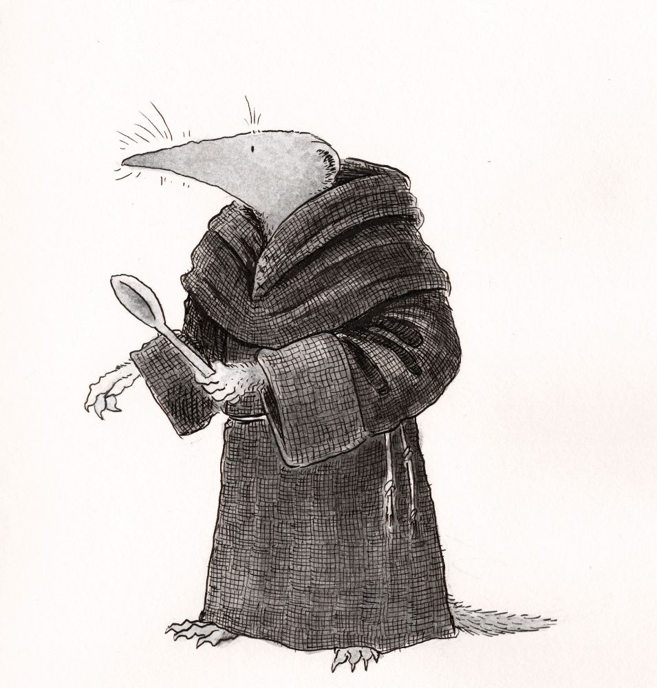 shrew with a spoon but no soup :(