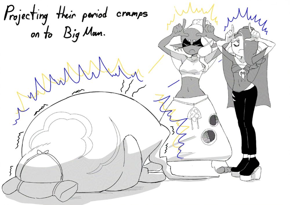 Frye and Shiver projecting their period cramps on to BigMan.