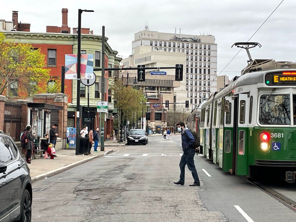 Buses would also use the proposed new Green Line E branch transitway to bypass traffic between Heath Street and Brigham Circle.