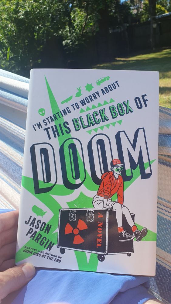 Book cover of "I'm starting to worry about this black box of doom" by Jason Pargin.