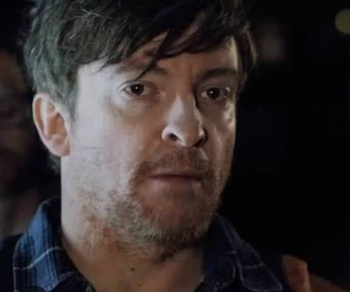 Rhys as Anton looking very ill