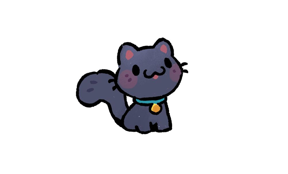 a drawing of a british shorthair