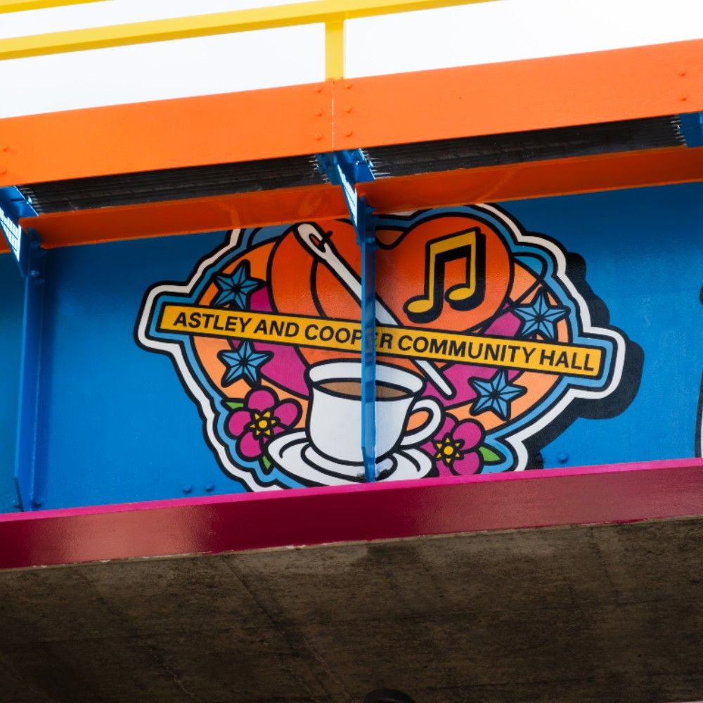 A Home from Home, mural on the Old Kent Road