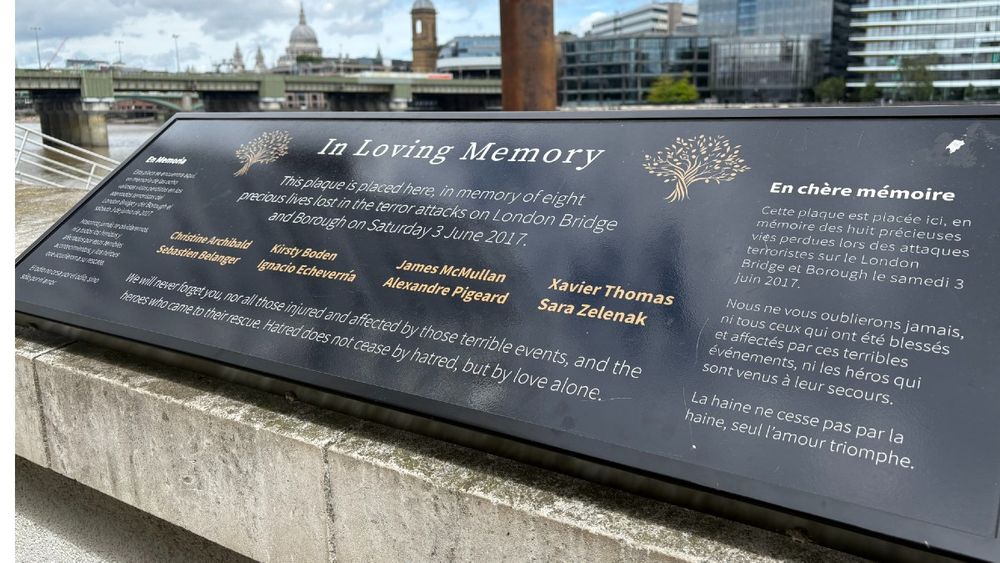  London Bridge and Borough terror attack memorial 