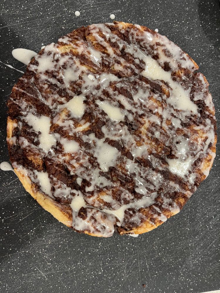 Cinnamon roll focaccia 