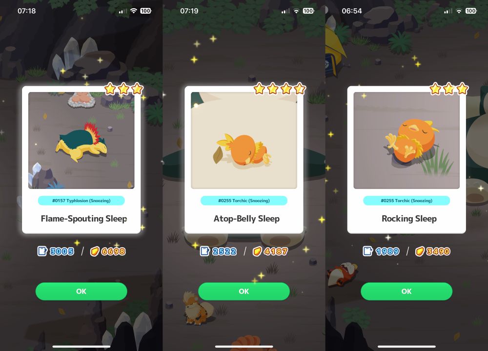 Three new sleep styles