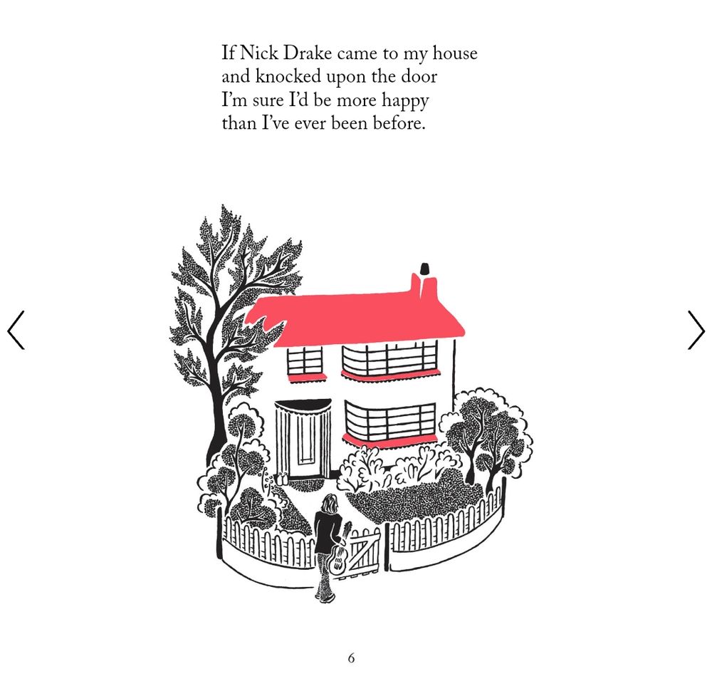 The first page of "If Nick Drake", word for word the same except for not-Jesus. Wild.