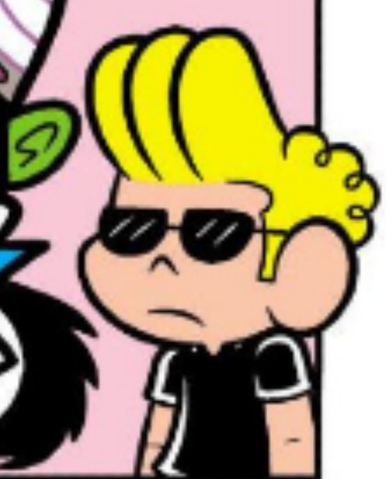 O Xaveco na tirinha retratada no post original, fantasiado de Johnny Bravo