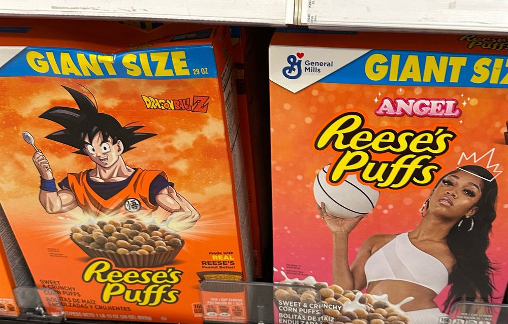Angel Reese and Goku