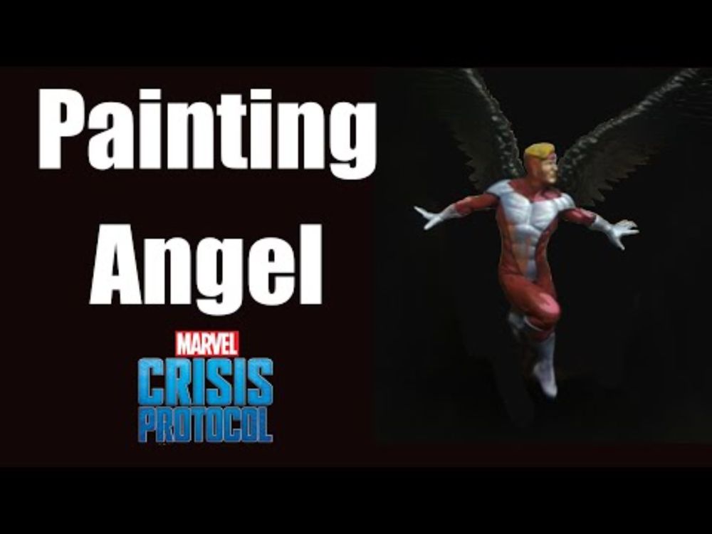Angel from Marvel Crisis Protocol pt1 - How to paint white