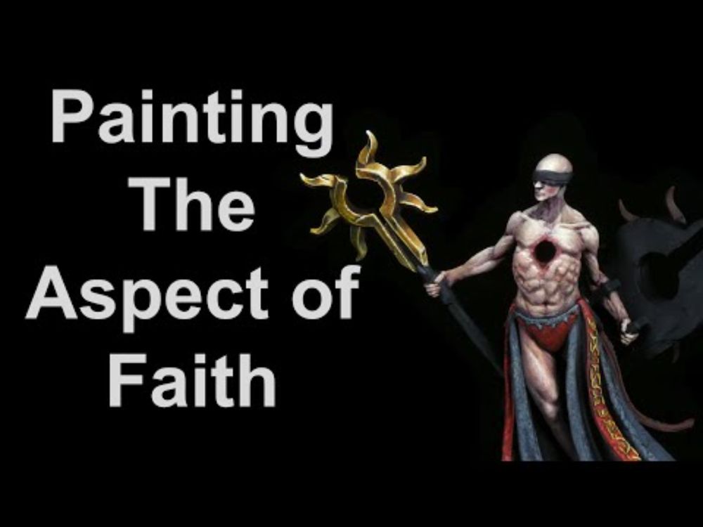 Painting the Aspect of Faith for Resin Beast - pt. 2 How to paint gold nmm