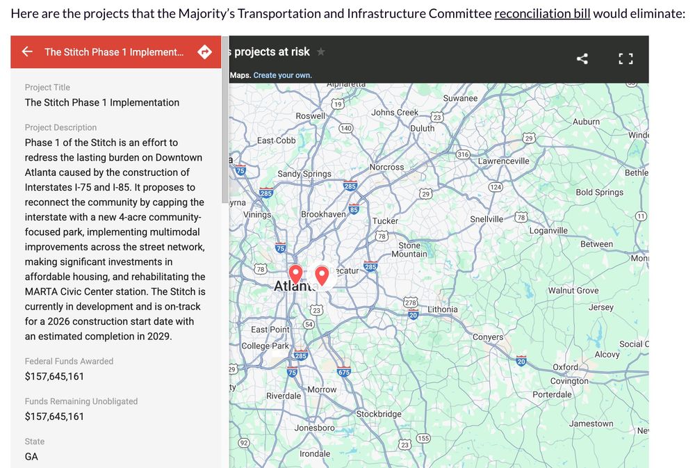 Map showing location of Stitch in Atlanta