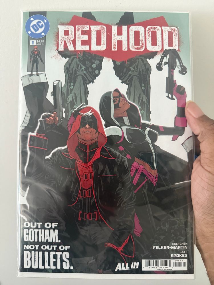 It’s the first and now only ever issue of the canceled DC Gretchen Felker-Martin Red Hood run 