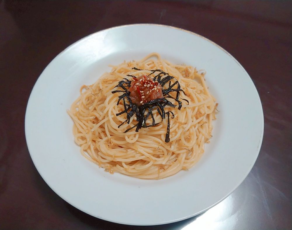 梅のたたきとジャコ